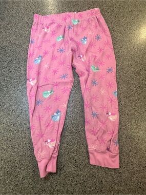 Disney Pink fairy & Star Print Girls Pajama Pants